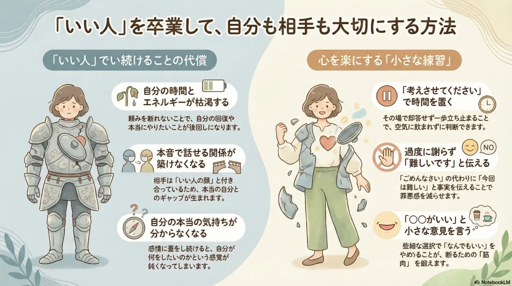 「いい人」をやめると、なぜ人間関係が楽になるのか